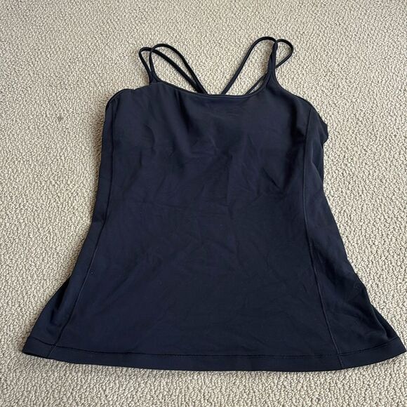 Lululemon Free To Be Tank *Nulu Black size 10 - Picture 2 of 5
